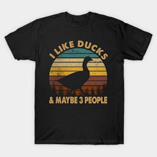 Pondside Pizzazz Duck Shirt for Wetland Wanderers T-Shirt